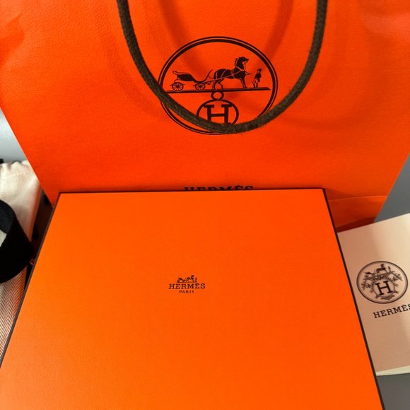 NWT Authentic Hermes Mini Black Leather Evelyn Crossbody Bag - Picture 12 of 12